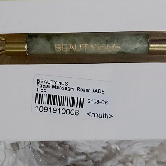 NWT BeautyinUS Facial Massager Roller Jade - Picture 3 of 3